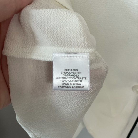 Wayf semi sheer Pajama style button front blouse size medium - Picture 7 of 7